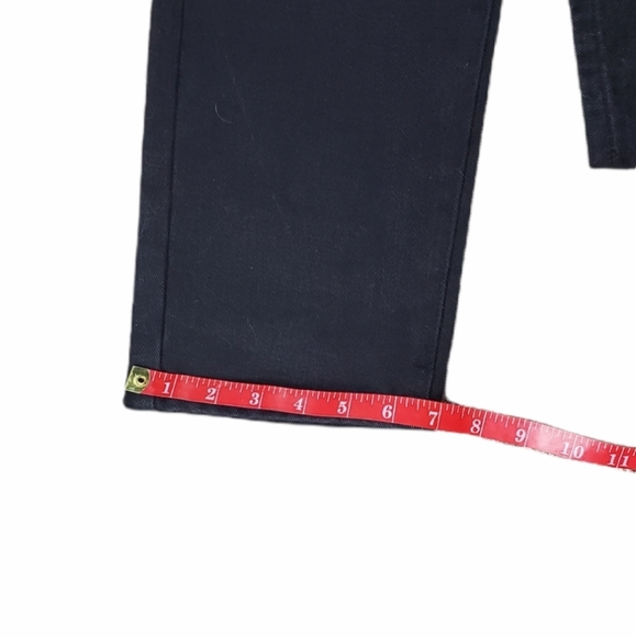 MOVING! Princess Polly Black Button Up High Rise Ankle Jeans - Picture 4 of 7